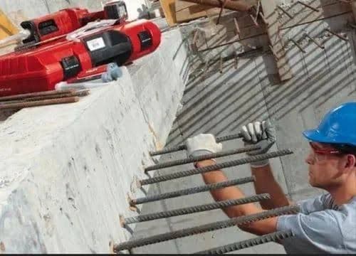 Rebar installation into existing concrete — rebaring Palakkad Kerala